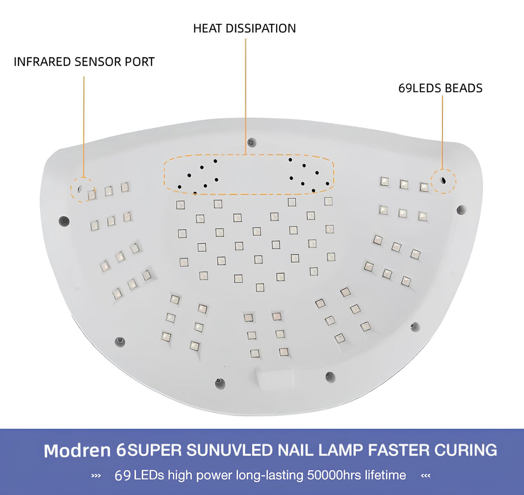 MODERN 6 UV LED Nail Lamp