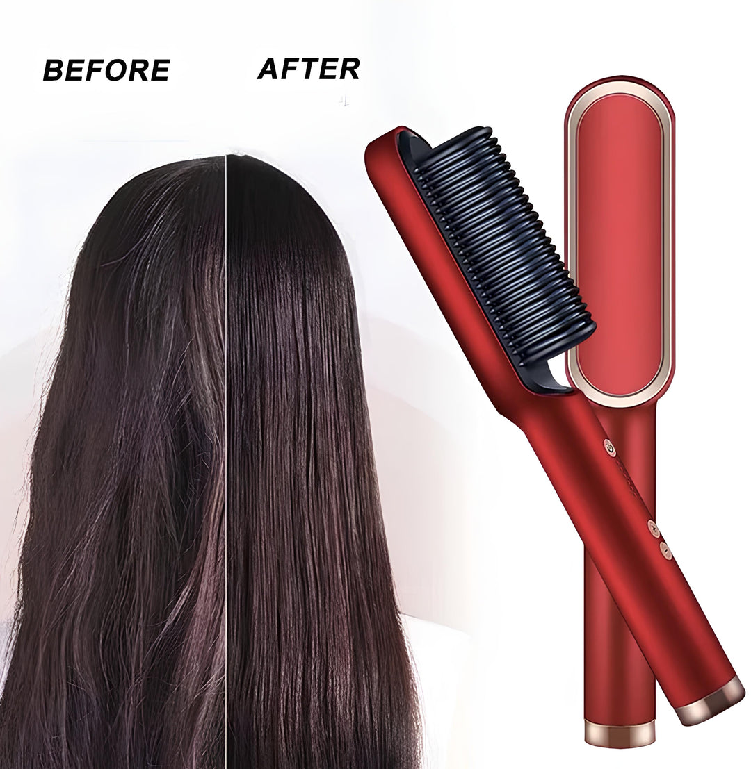 Negative Ion Hair Straightener Styling Comb