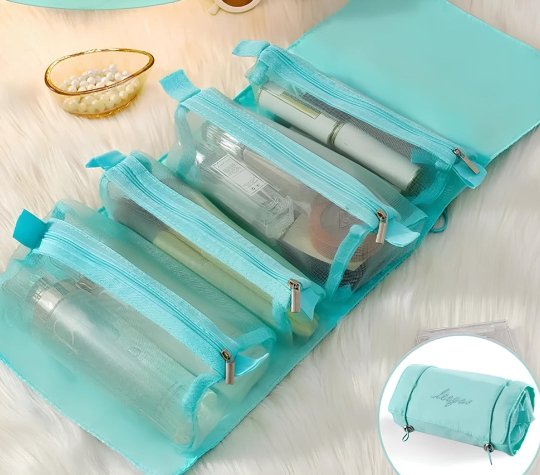 4pcs In 1 Portable Cosmetic Travel Bag