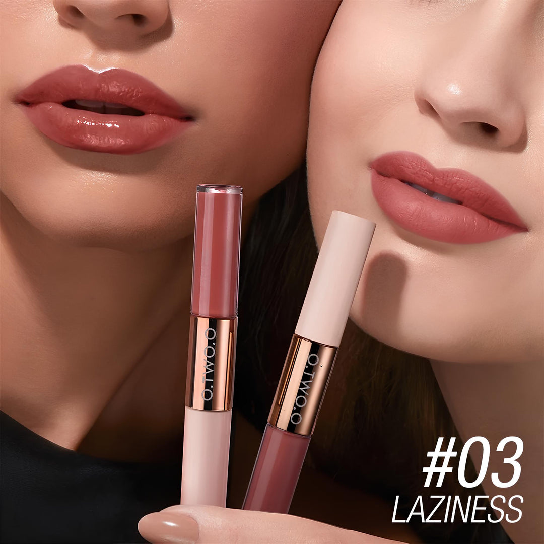 O.TWO.O Dual-Head Matte & Glossy Lipstick