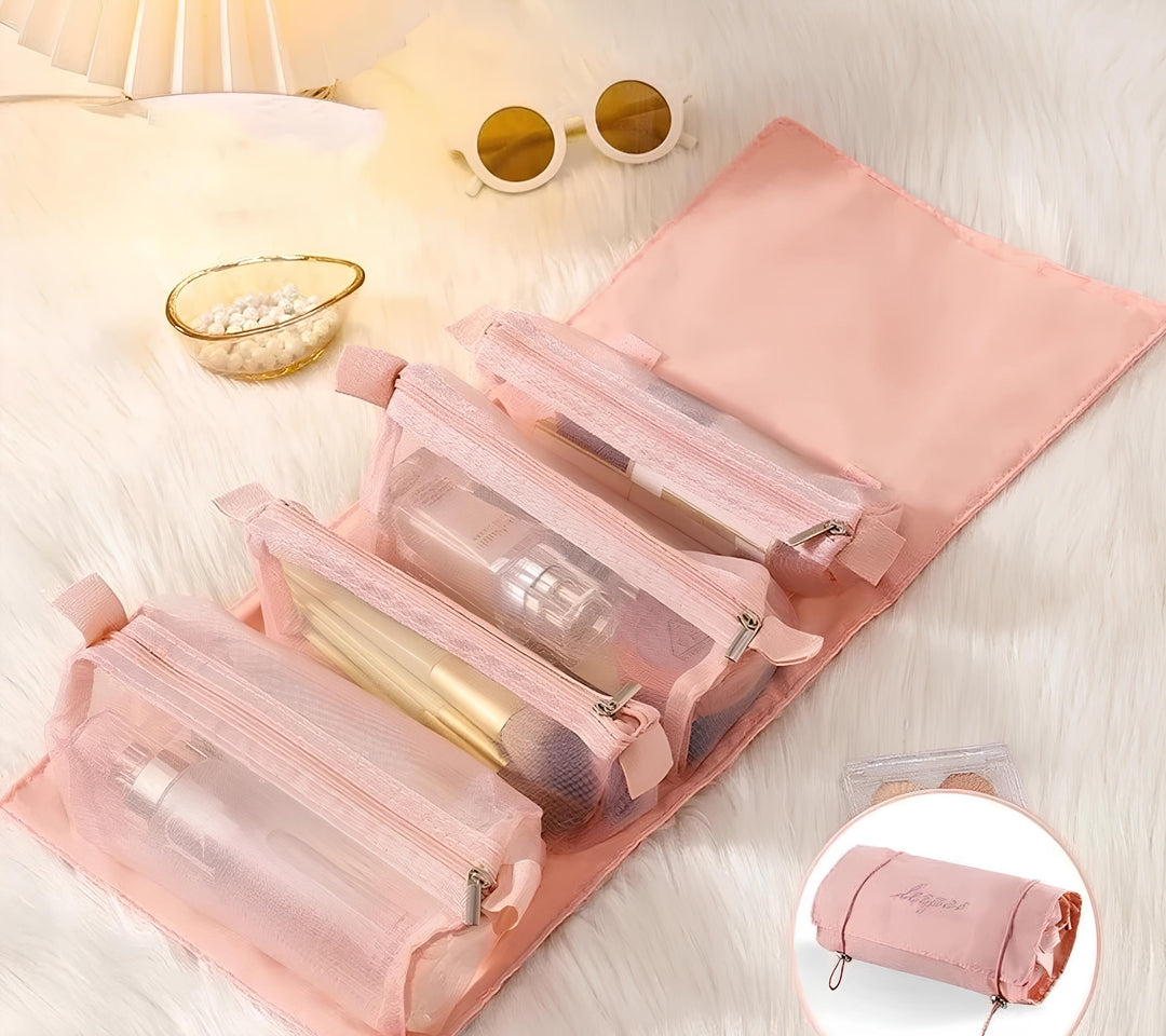 4pcs In 1 Portable Cosmetic Travel Bag