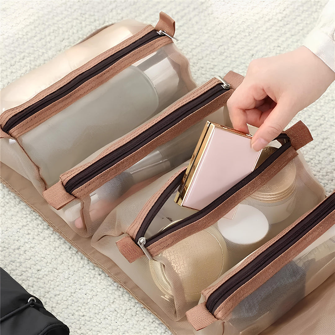 4pcs In 1 Portable Cosmetic Travel Bag