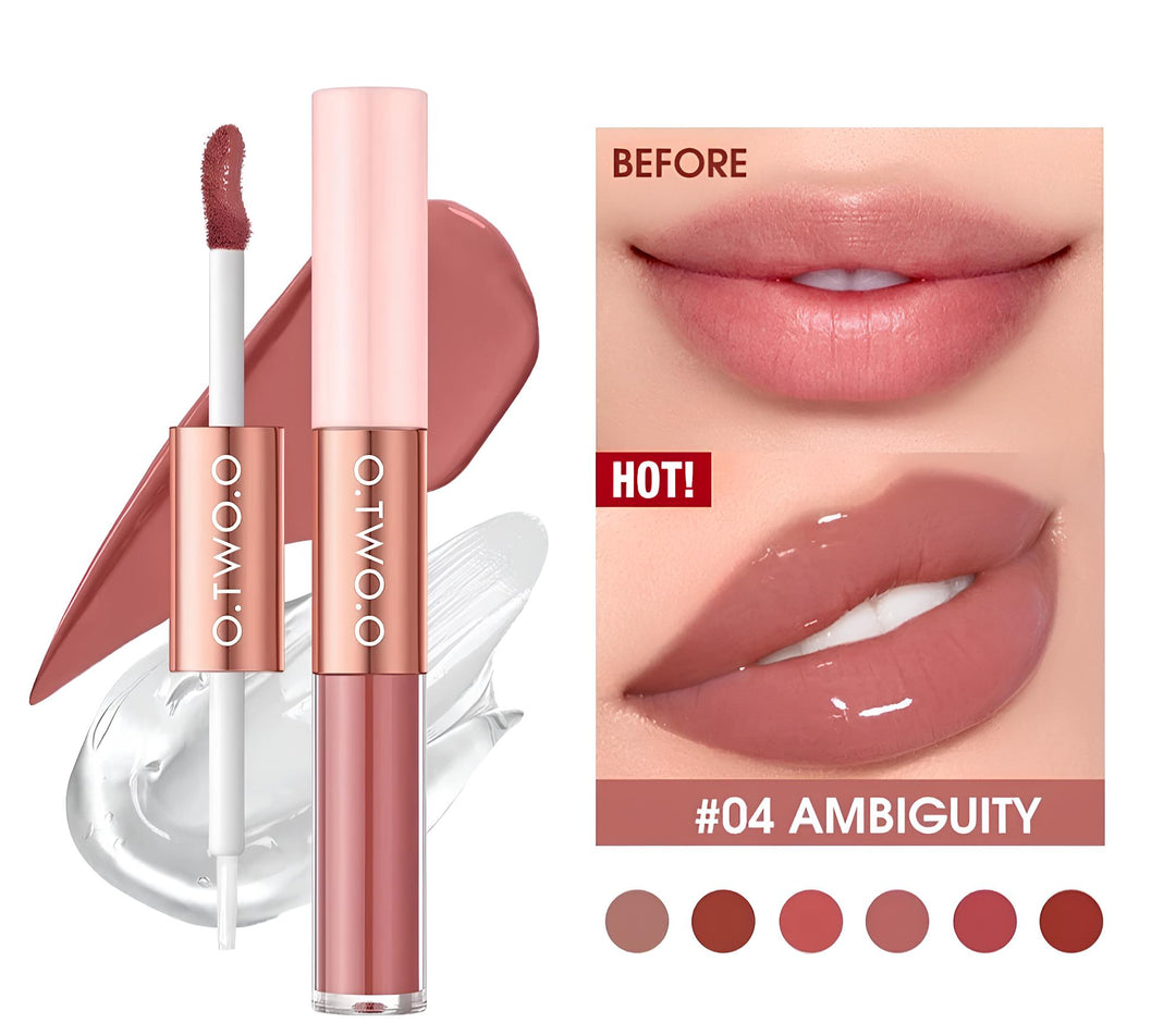 O.TWO.O Dual-Head Matte & Glossy Lipstick