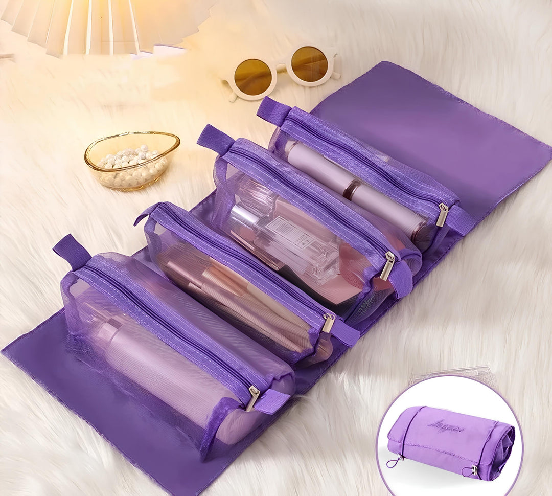 4pcs In 1 Portable Cosmetic Travel Bag